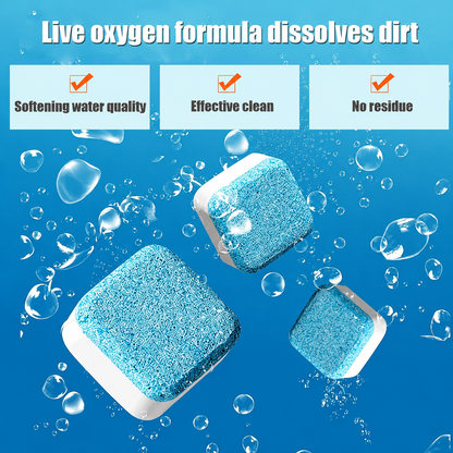 Powerful Washer Deep Cleaner Tablets – Eliminate Hidden Bacteria & Bad Smells Fast