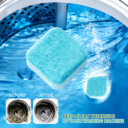 Powerful Washer Deep Cleaner Tablets – Eliminate Hidden Bacteria & Bad Smells Fast